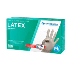 GUANTES DE LÁTEX  SIN POLVO-ECO