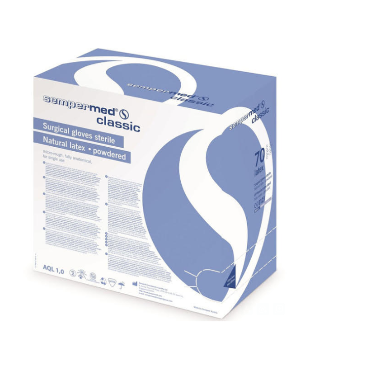 GUANTES ESTÉRIL DE LATEX PARA CIRUGIA