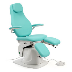 Sillón de podología 1 motor-S1 azul turquesa