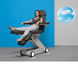 Sillón-camilla para podología