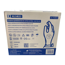 GUANTES QUIRÚRGICOS ESTÉRILES LÁTEX SIN POLVO