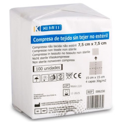 Gasas No Esteril TNT 5cm x 5cm.Paquete: 200unids