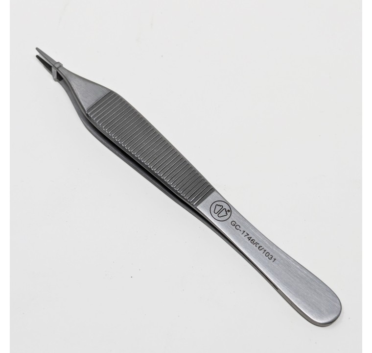 PINZA ADSON ESTRIADA SIN DIENTE