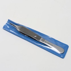 PINZA ADSON ESTRIADA SIN DIENTE EN SU BOLSA