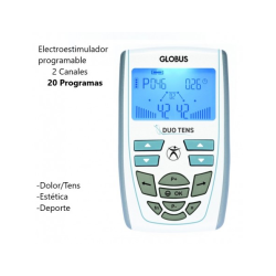 Características Electroestimulador Globus Duo Tens