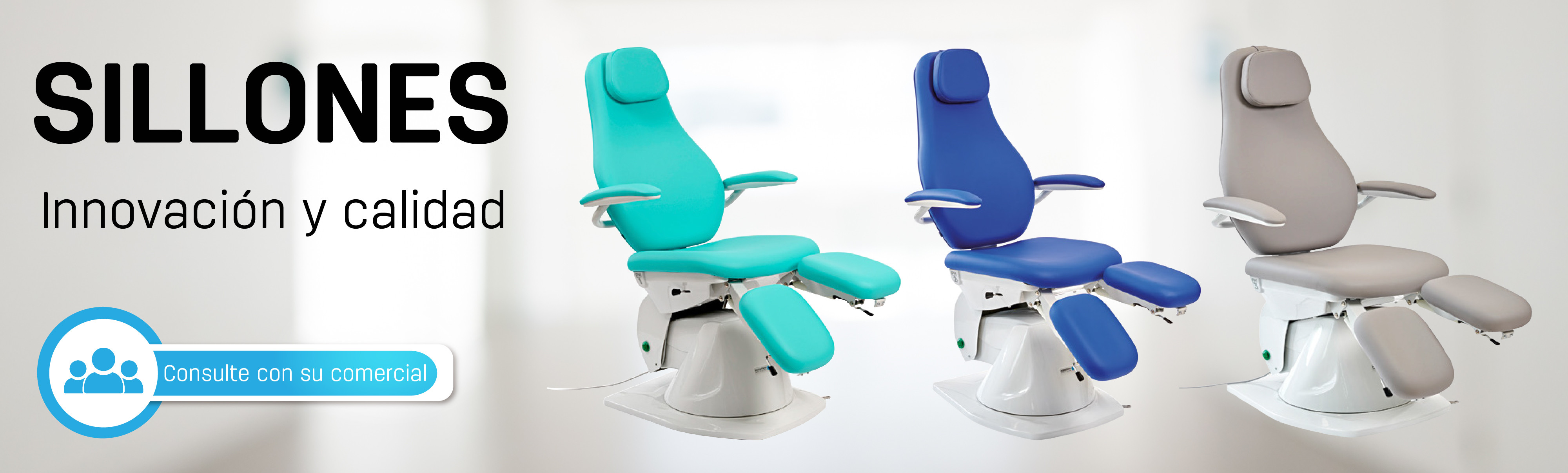 Sillones Podiatech para tu clínica
